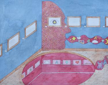 Print of Interiors Printmaking by Sandro Cocco