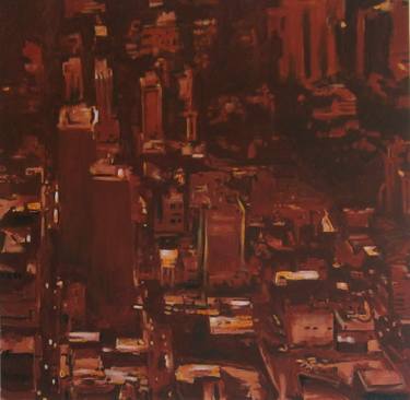 Original Expressionism Cities Paintings by Rodolphe Lempen