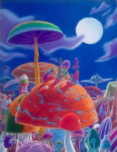 Original Surrealism Fantasy Paintings by Rodolphe Lempen