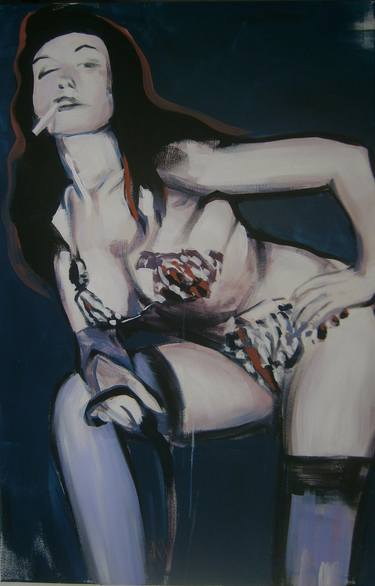 Original Erotic Paintings by Rodolphe Lempen