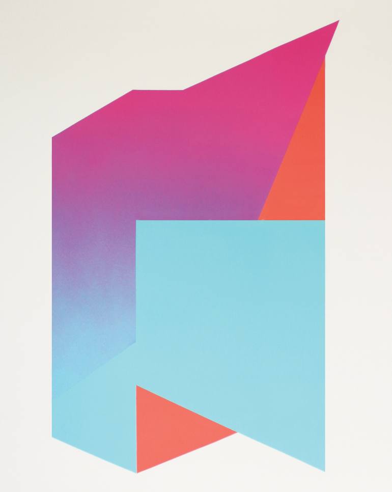 Original Minimalism Abstract Painting by Anastasios Veloudis