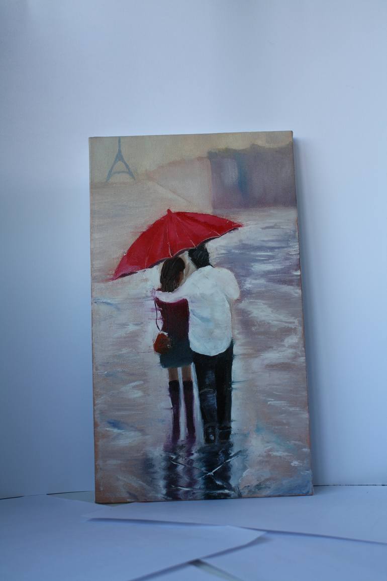 Original Figurative Love Painting by Juli Smeyanova
