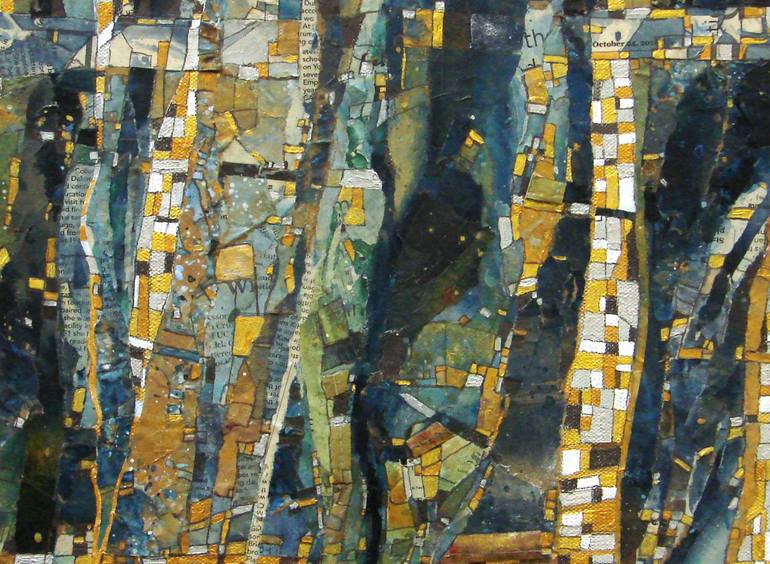 Original Abstract Collage by Hannah Rosenberg