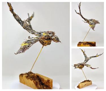 Original Abstract Animal Sculpture by Hannah Rosenberg