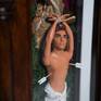 Installation of San Sebastiano, created with a Ken doll within a original liberty cabinet of 1890. 
Inspired by the San Sebastiano paint of Guido Reni. 
Edition 1of1