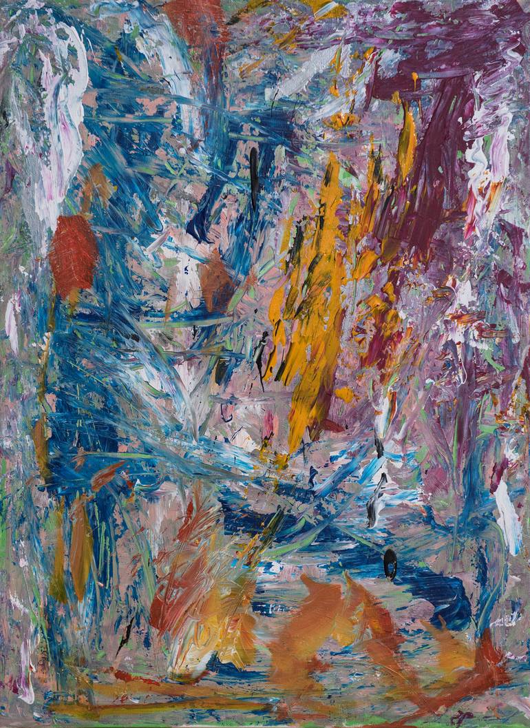 Original Abstract Painting by Mladen Cvetkovic
