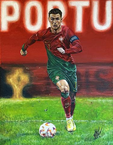 Original Portraiture Sports Paintings by Andrew Kennedy