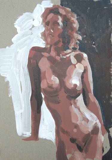 Original Impressionism Nude Paintings by Martein Peeters