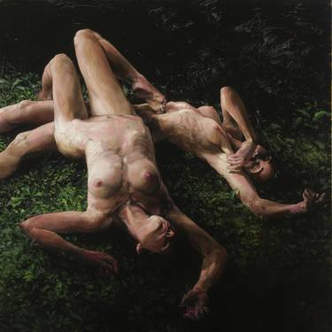 Original Realism Nude Paintings by Martein Peeters