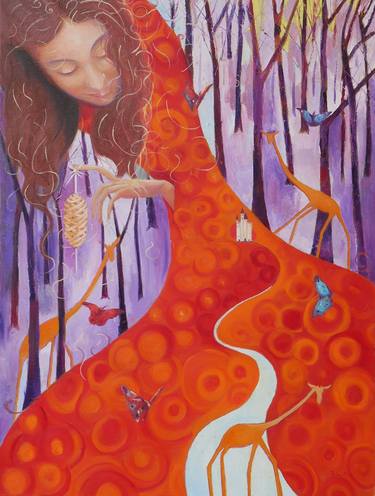 Original Surrealism Fantasy Paintings by Jolanta Kitowska