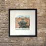 Biograph Theater. Framed on a wall
