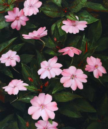 Original Floral Paintings by Ernest Vincent Wood III