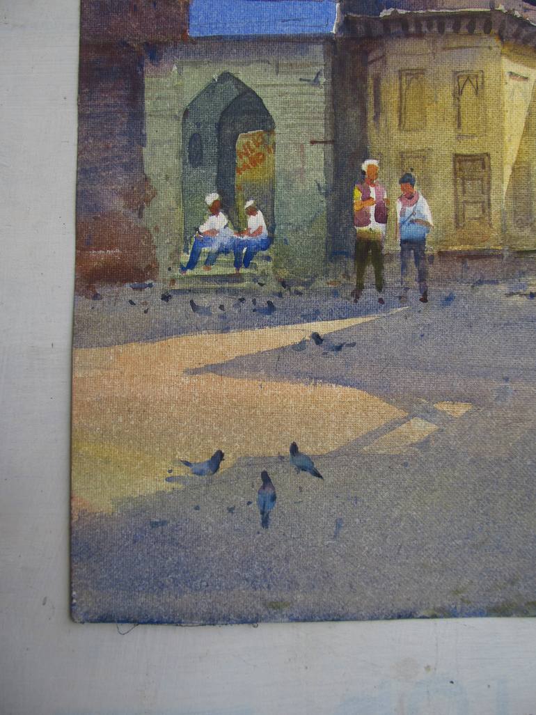 Original Contemporary Architecture Painting by Bhargavkumar Kulkarni