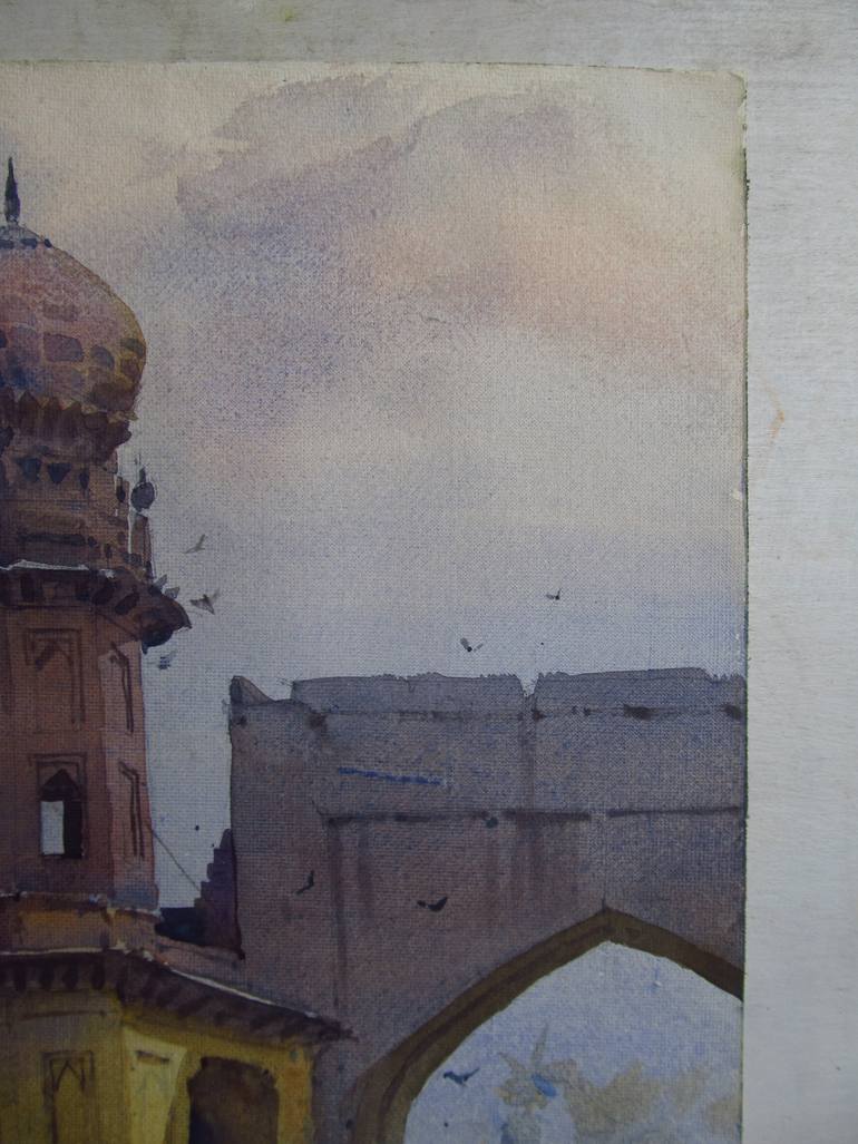 Original Contemporary Architecture Painting by Bhargavkumar Kulkarni