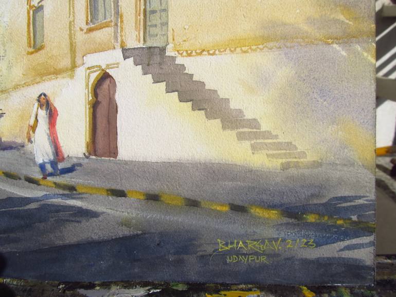 Original Contemporary Architecture Painting by Bhargavkumar Kulkarni