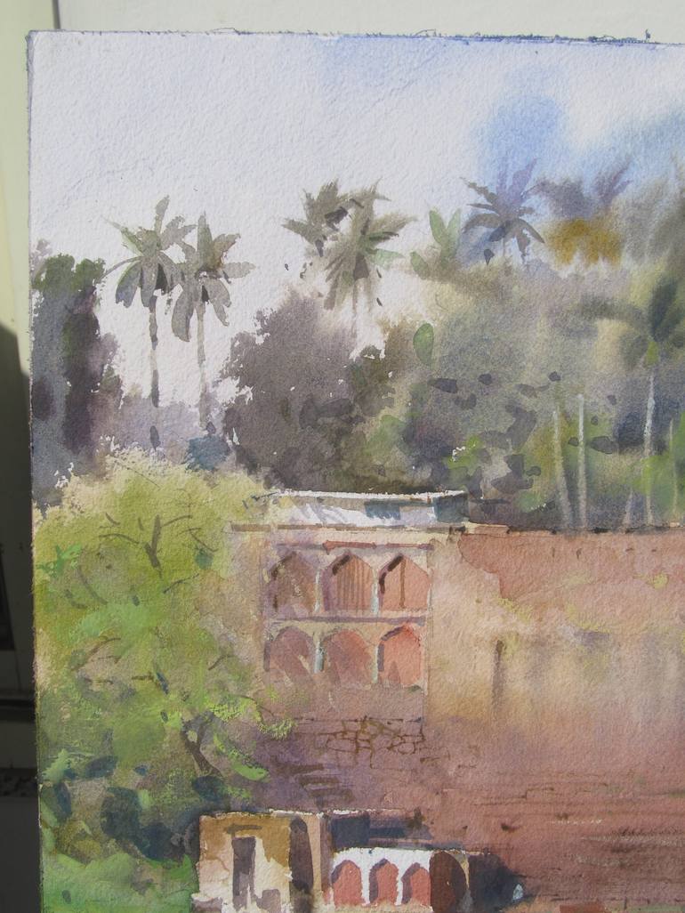 Original Realism Architecture Painting by Bhargavkumar Kulkarni