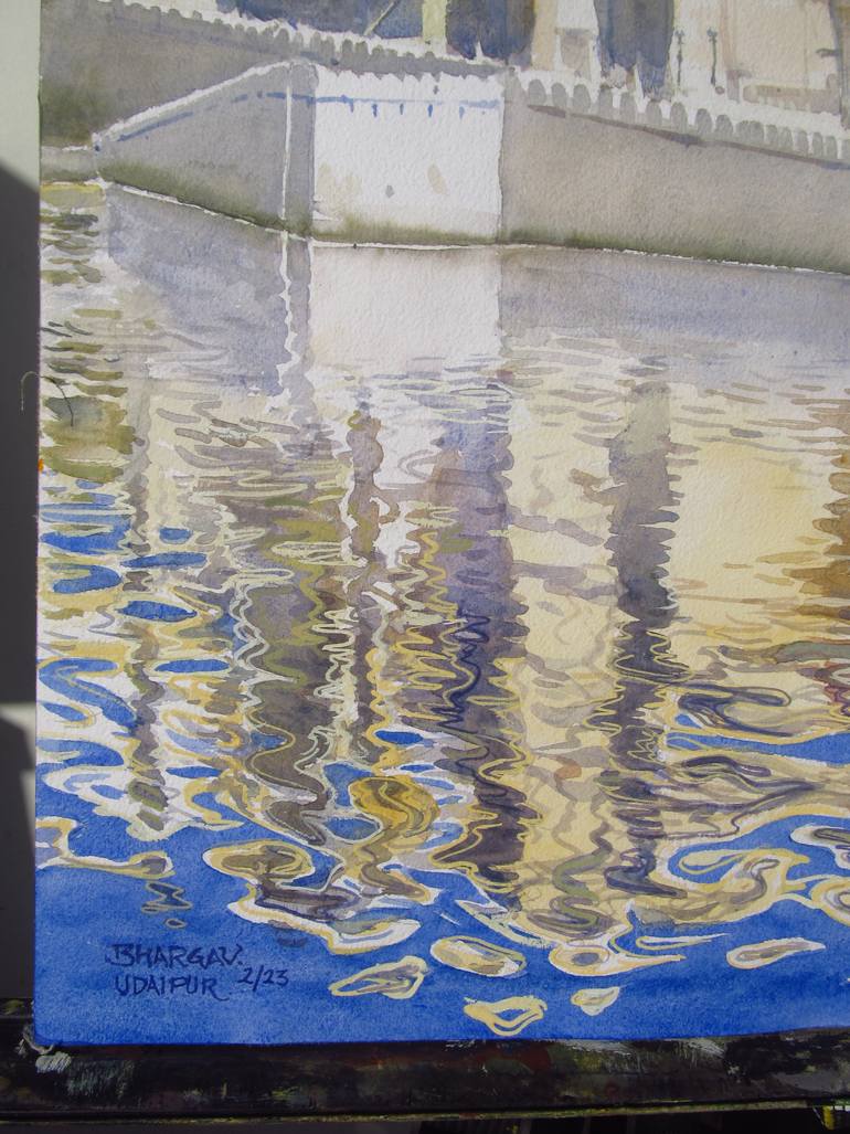 Original Contemporary Architecture Painting by Bhargavkumar Kulkarni