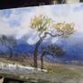 Artwork in studio
