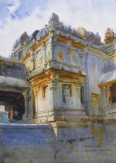 Original Architecture Paintings by Bhargavkumar Kulkarni