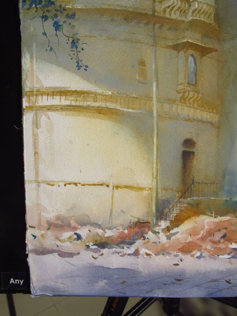 Original Contemporary Architecture Painting by Bhargavkumar Kulkarni