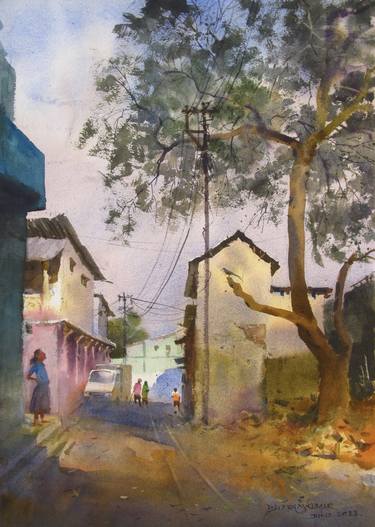 Original Impressionism Landscape Paintings by Bhargavkumar Kulkarni