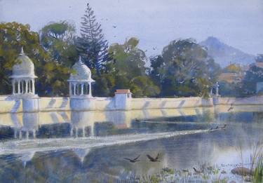 Original Impressionism Landscape Paintings by Bhargavkumar Kulkarni