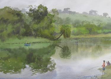 Original Realism Landscape Paintings by Bhargavkumar Kulkarni