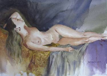 Original Realism Nude Paintings by Bhargavkumar Kulkarni