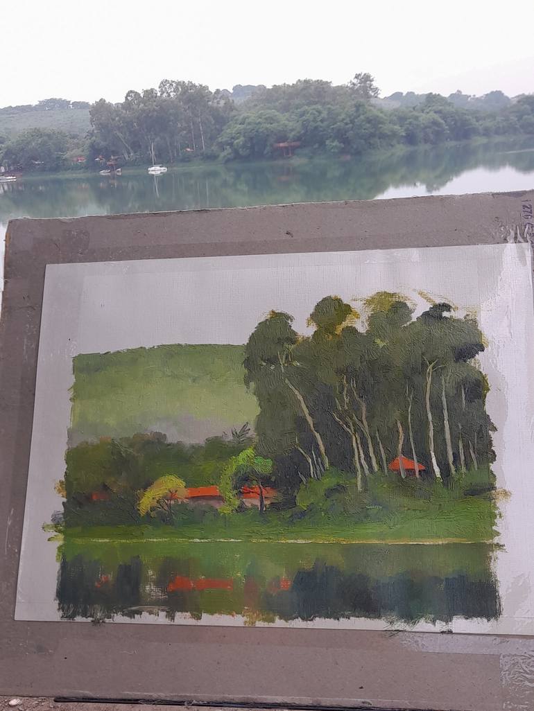 Original Landscape Painting by Bhargavkumar Kulkarni