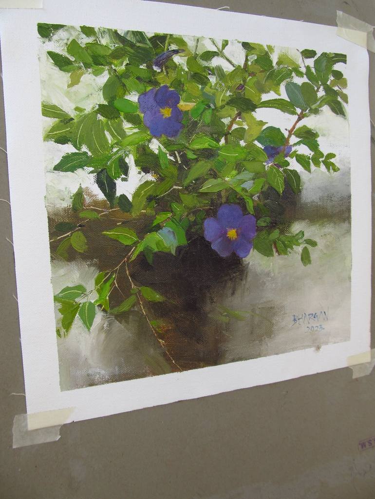 Original Realism Floral Painting by Bhargavkumar Kulkarni