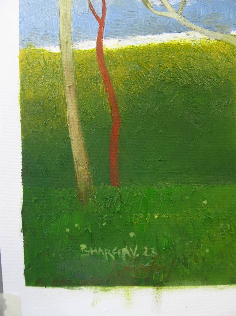 Original Contemporary Landscape Painting by Bhargavkumar Kulkarni
