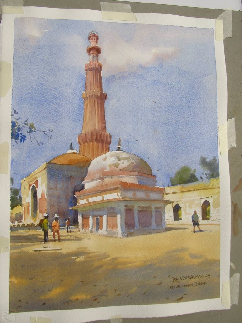 Original Architecture Painting by Bhargavkumar Kulkarni