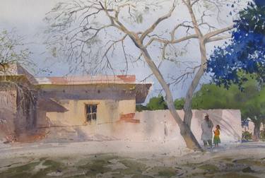 Original Realism Landscape Paintings by Bhargavkumar Kulkarni