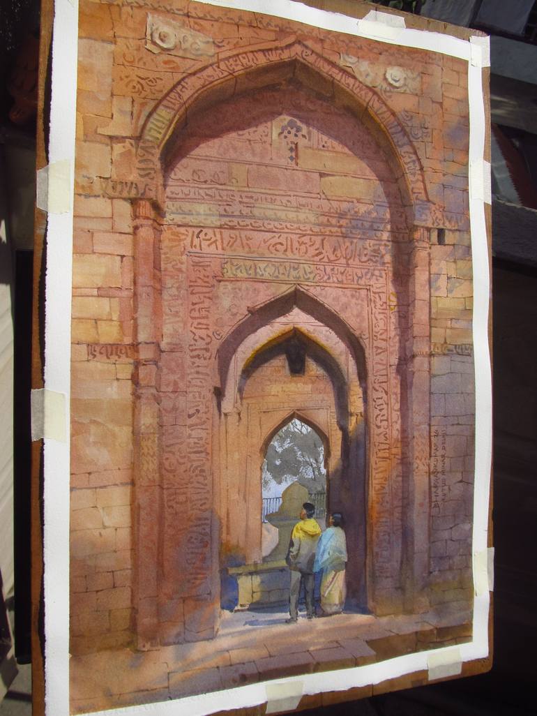 Original Architecture Painting by Bhargavkumar Kulkarni