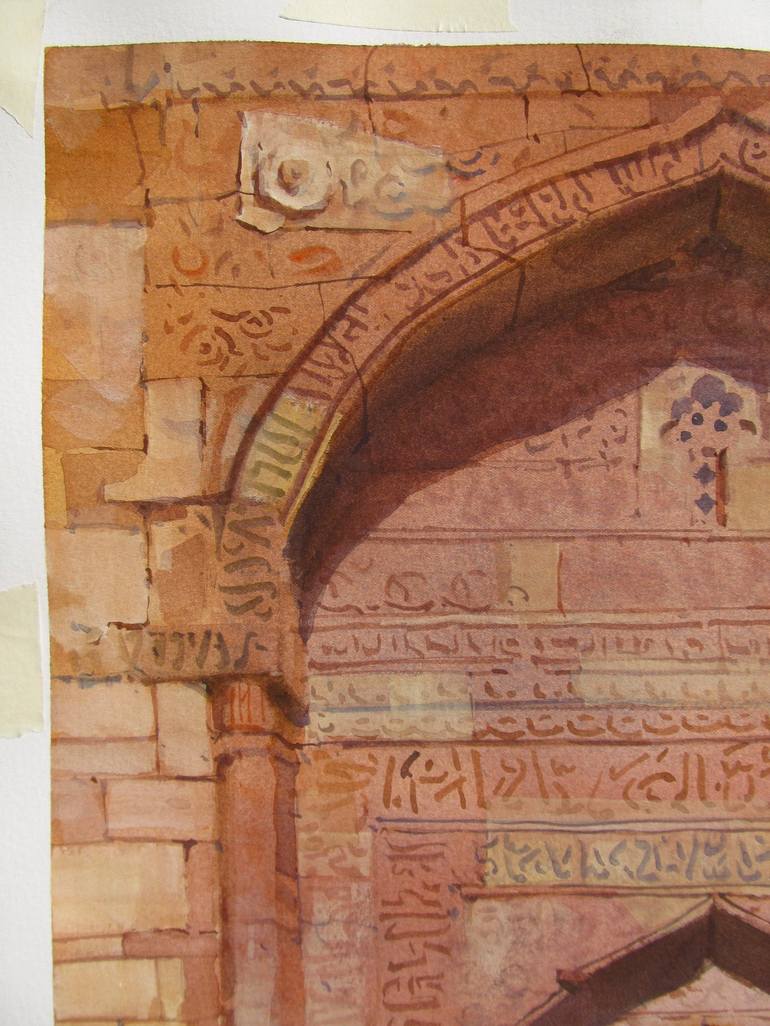 Original Realism Architecture Painting by Bhargavkumar Kulkarni