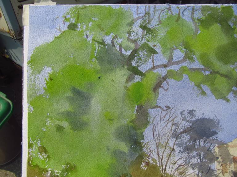 Original Realism Landscape Painting by Bhargavkumar Kulkarni