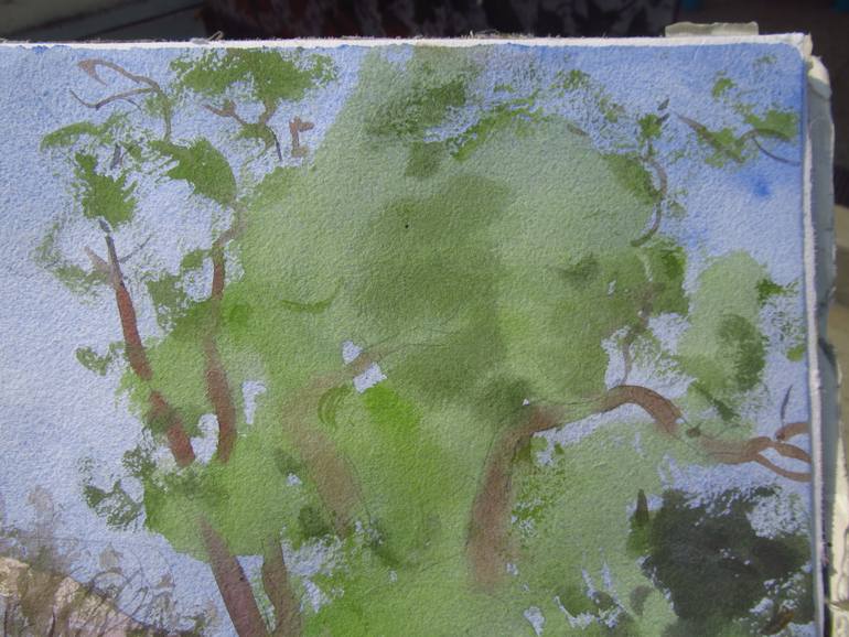 Original Realism Landscape Painting by Bhargavkumar Kulkarni