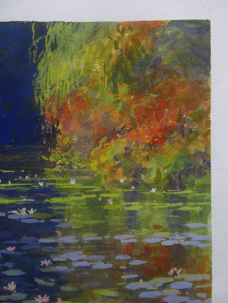 Original Impressionism Landscape Painting by Bhargavkumar Kulkarni