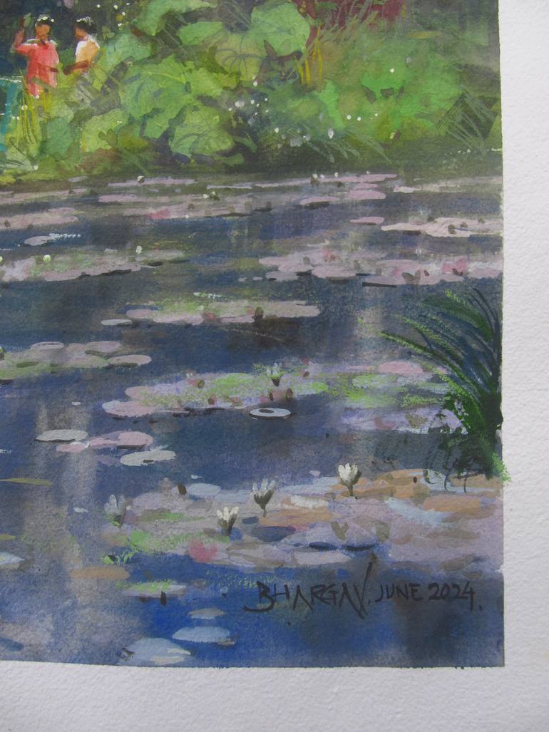 Original Classicism Landscape Painting by Bhargavkumar Kulkarni