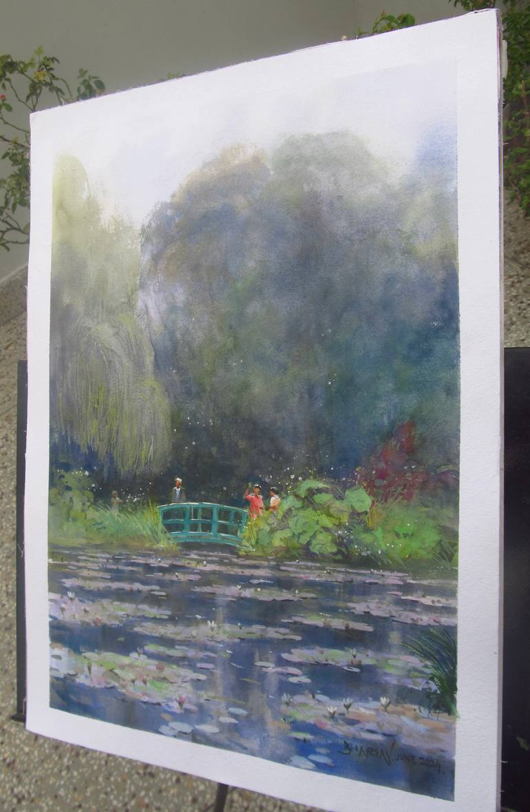 Original Classicism Landscape Painting by Bhargavkumar Kulkarni