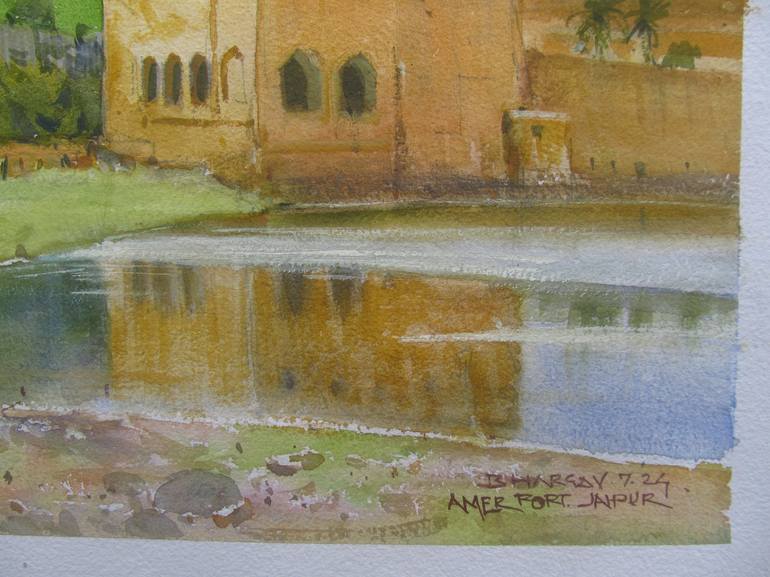 Original Impressionism Landscape Painting by Bhargavkumar Kulkarni