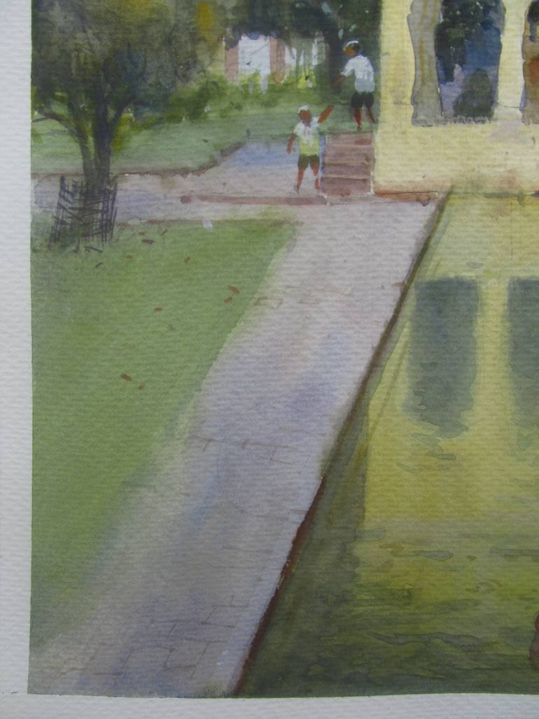 Original Impressionism Landscape Painting by Bhargavkumar Kulkarni