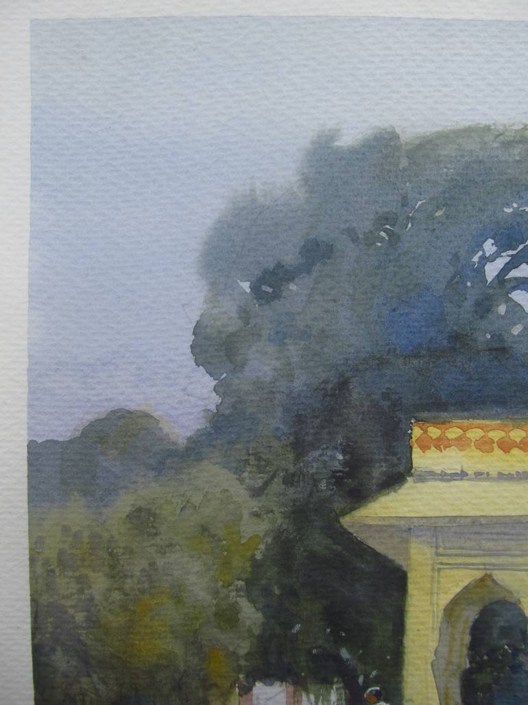 Original Impressionism Landscape Painting by Bhargavkumar Kulkarni