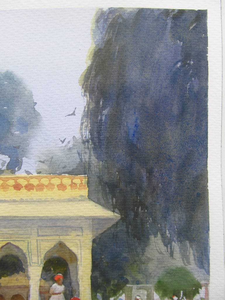 Original Impressionism Landscape Painting by Bhargavkumar Kulkarni