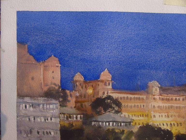 Original Realism Landscape Painting by Bhargavkumar Kulkarni