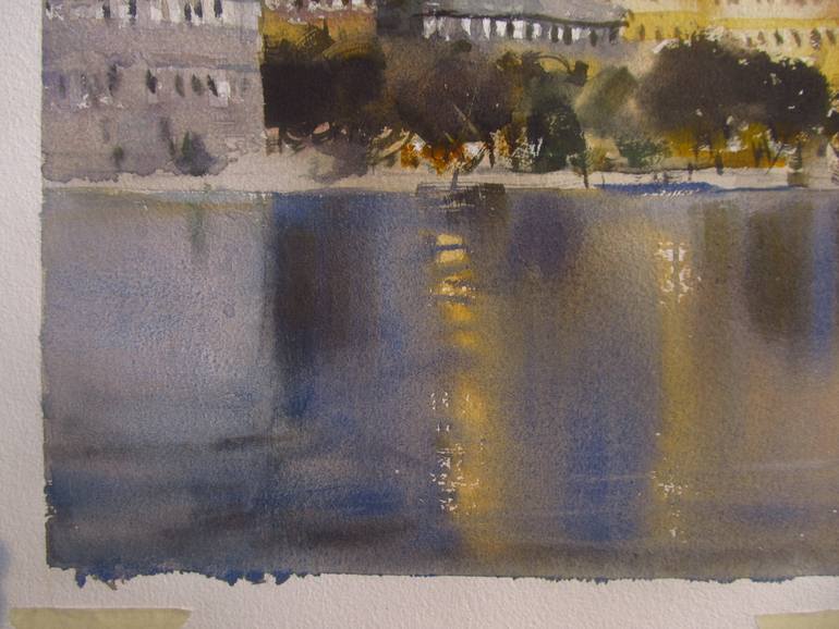 Original Realism Landscape Painting by Bhargavkumar Kulkarni