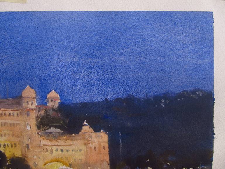 Original Realism Landscape Painting by Bhargavkumar Kulkarni