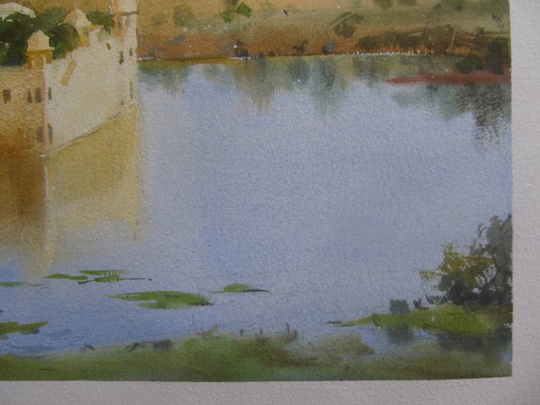 Original Realism Landscape Painting by Bhargavkumar Kulkarni