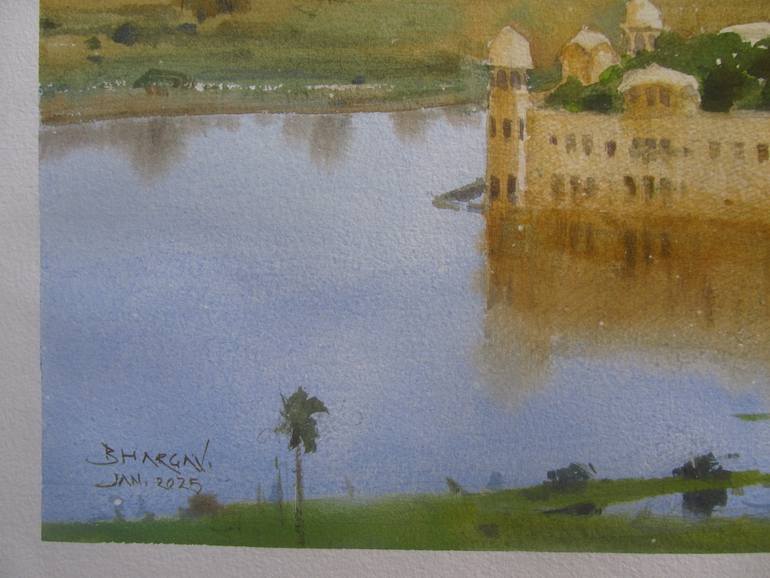 Original Realism Landscape Painting by Bhargavkumar Kulkarni