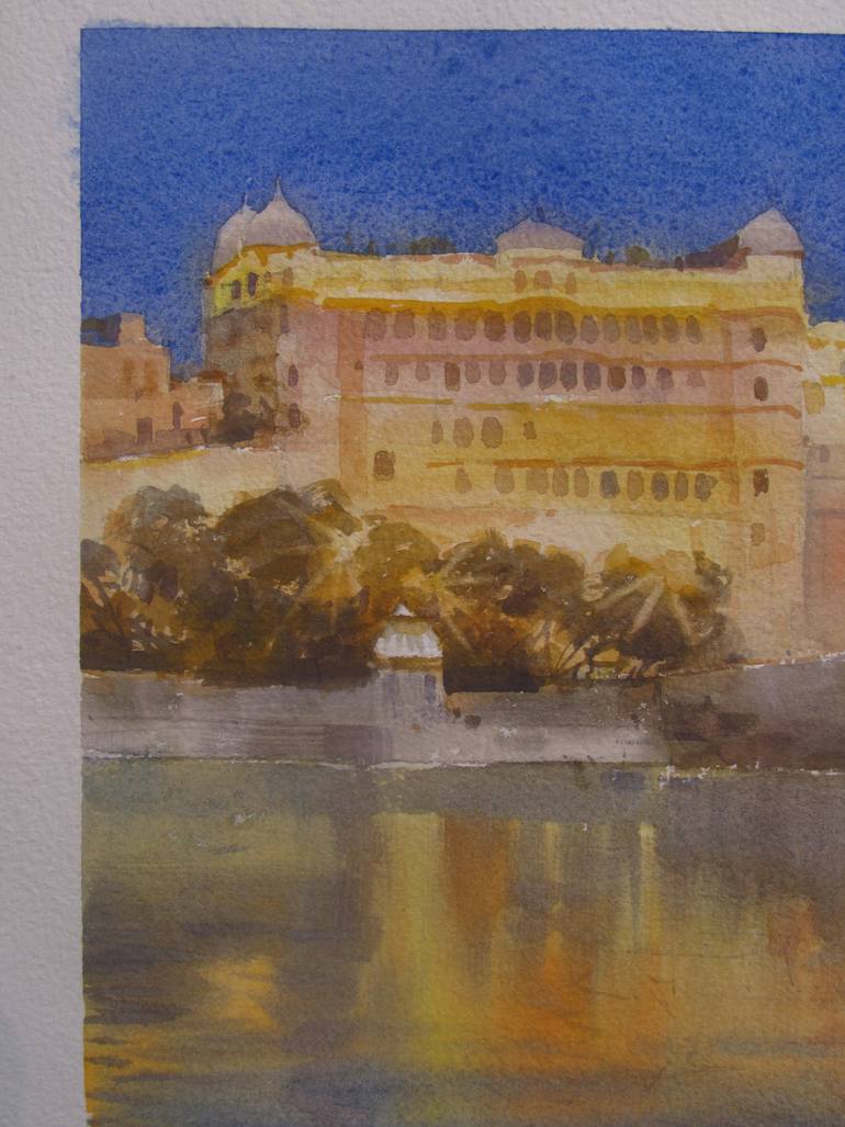 Original Realism Landscape Painting by Bhargavkumar Kulkarni